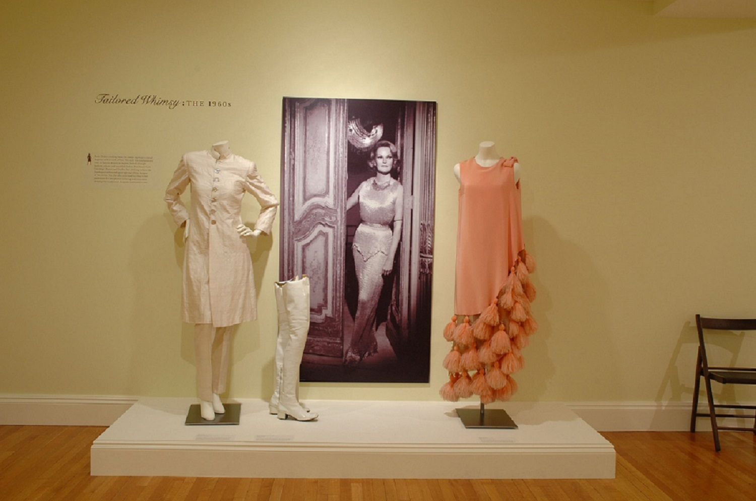 "Tailored Whimsy: The 1960's" dress display
