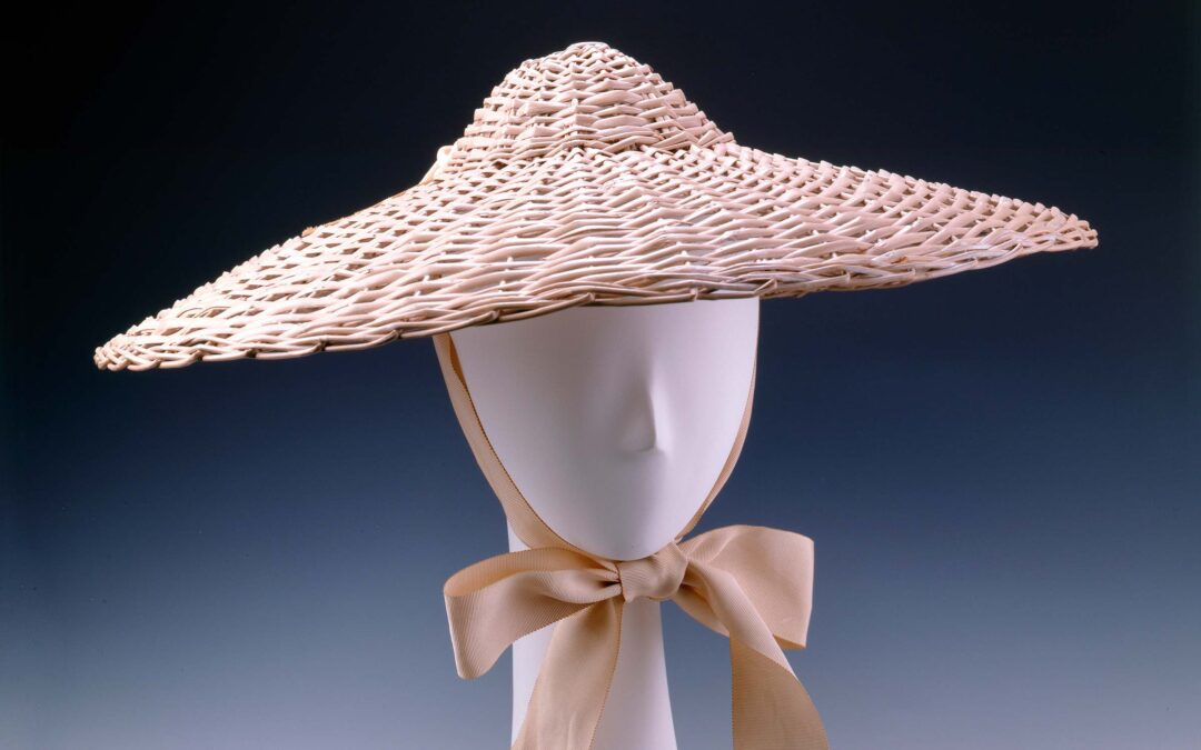 Wicker hat, ca. 1950