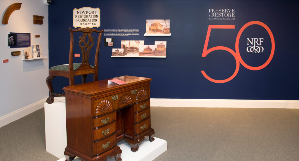 "Preserve & Restore; 50 NRF" sign and display