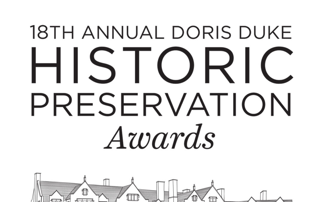 Newport Restoration Foundation Announces 18th Annual Doris Duke Historic Preservation Award Honorees